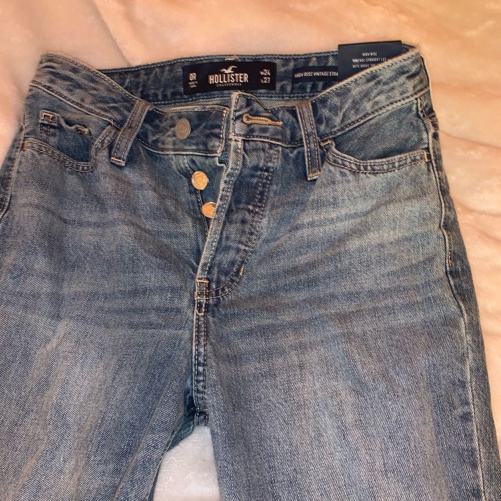 hollister vintage high rise jeans